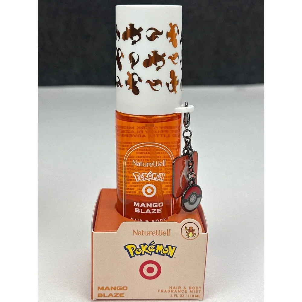 NatureWell Pokemon Hair & Body Fragrance Mist Set 3pk Pineapple Mango Flutterpop